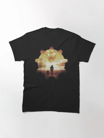 تیشرت کلاسیک طرح فال اوت | Lone Wanderer Classic T-Shirt کد 223046