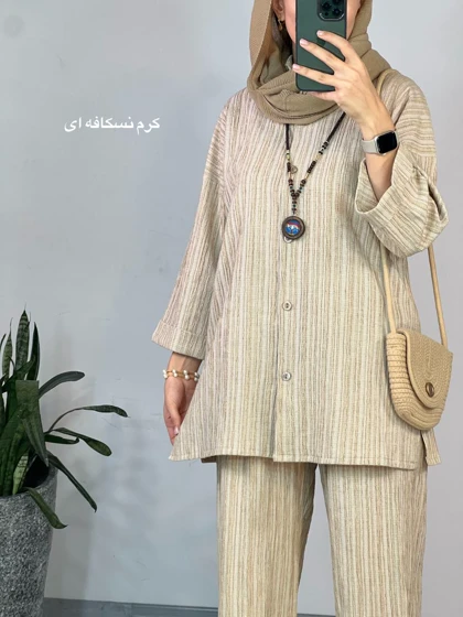 ست مانتو شلوار گیتی