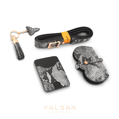 ست مینی لاکچری زنانه چرم یلسان مدل چیکا کد 162-PRM-ATS-MDS-RTL