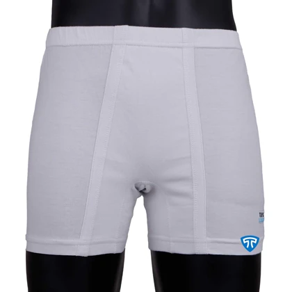 شورت پادار پنبه کش لیفه ای (تک عددی) سفید