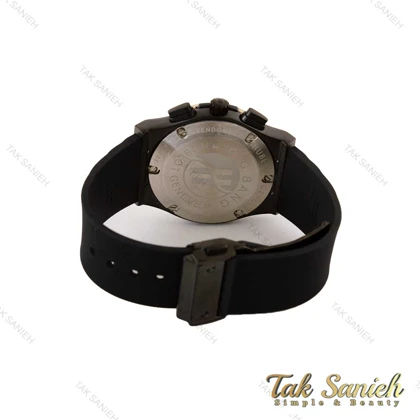 ساعت هابلوت مردانه سه موتوره مشکی طلایی Hublot-4898-G