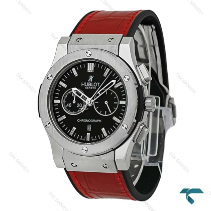 ساعت هوبلو کلاسیک فیوژن مردانه بند چرم قرمز Hublot-8241-G
