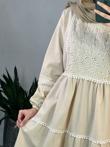 پیراهن مانتویی نیلسا