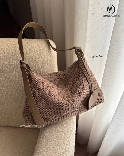کیف دخترانه گلایل رافیا