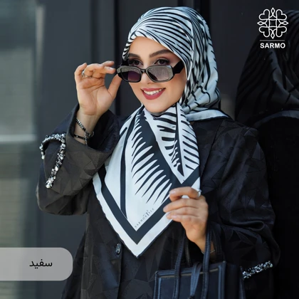 روسری ابریشم توییل پالمیرا
