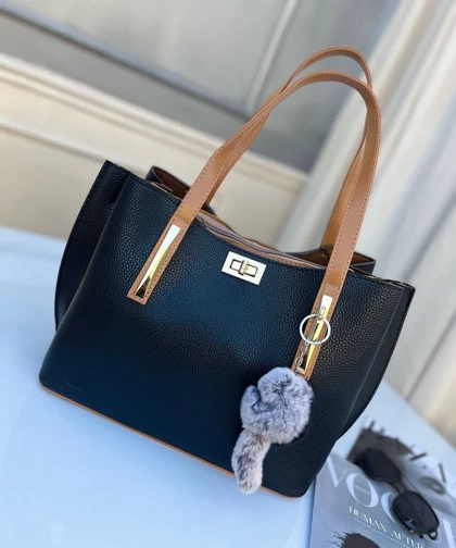 کیف بزرگ شرانگ جلو عروسکدار