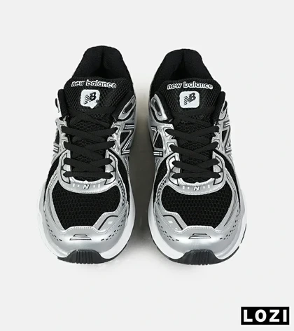 کفش کتانی بزرگ پا مشکی طوسی New Balance 860 V.02 مدل 7528