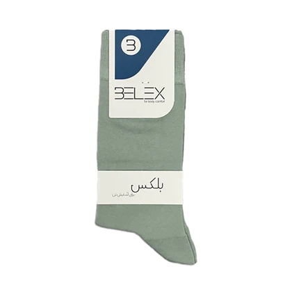 جوراب ساق‌دار مردانه سوپر پنبه طرح 2 بلکس (نیکوتن پوش)