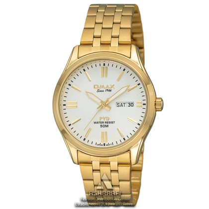 ساعت مردانه اوماکس طلایی Omax CFD007Q008