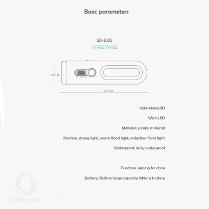 چراغ چند منظوره SMILING SHARK کد MY-84100