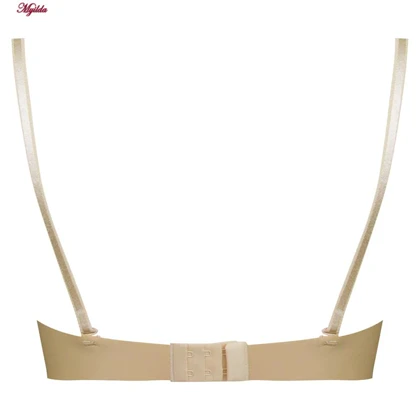 سوتین زنانه لین مدل کاپ‌دار بدون دوخت بدون فنر کد 4680-705 رنگ کرم