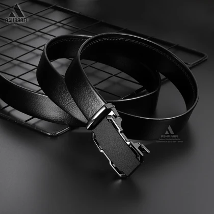 کمربند چرمی مردانه Leather Ratchet Belt BL114