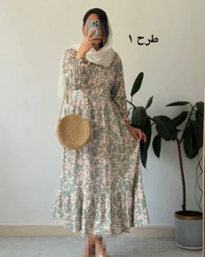 پیراهن مانتویی ماریا