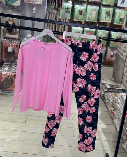 بلوز شلوار پاییزه نرمال سکسن کد 40203