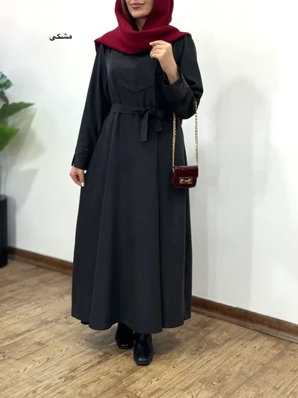 پیراهن مانتویی سیلک پناه