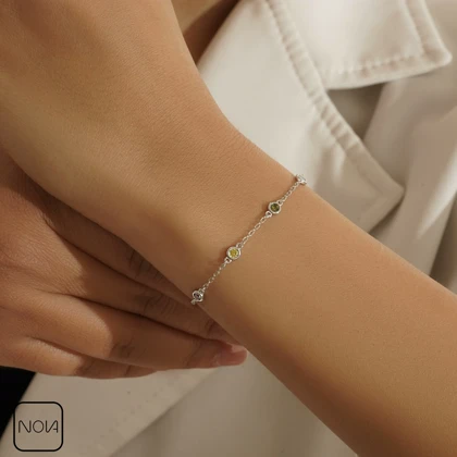 دستبند نقره کد 351260