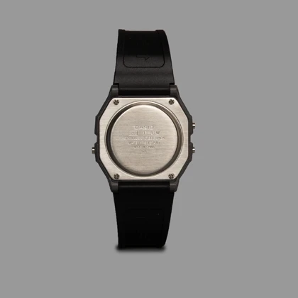 ساعت کاسیو یونیسکس مشکی طوسی Casio F91-W Unisex Black Gray