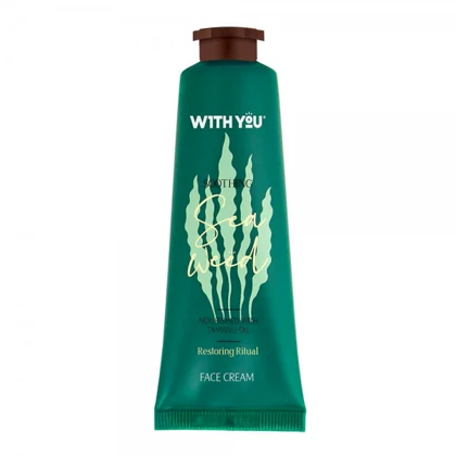 کرم صورت طبیعی حاوی عصاره جلبک دریایی و روغن تامانو ویت یو