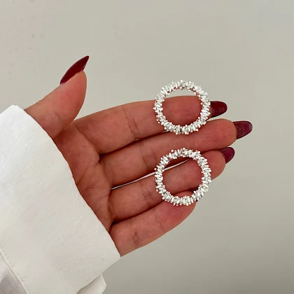 گوشواره خاویاری گرد کد 834