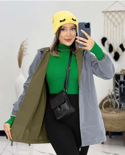 بارانی دو رو مدل شکیلا کد 286