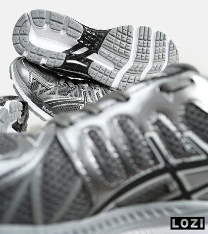 کفش کتانی خاکستری ASICS KAYANO 20