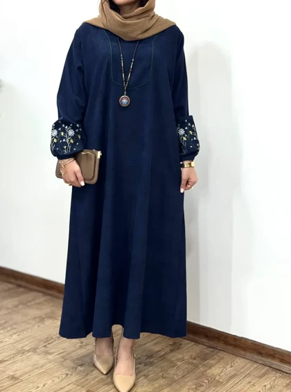 پیراهن مانتویی گلدوزی جانان 1