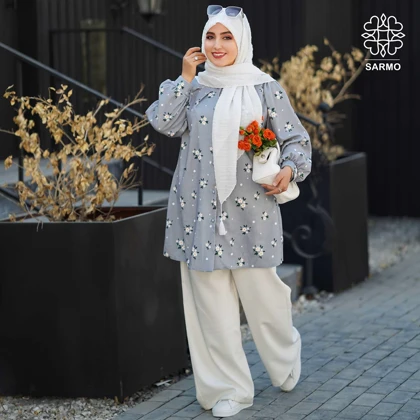 شومیز مخمل بابونه