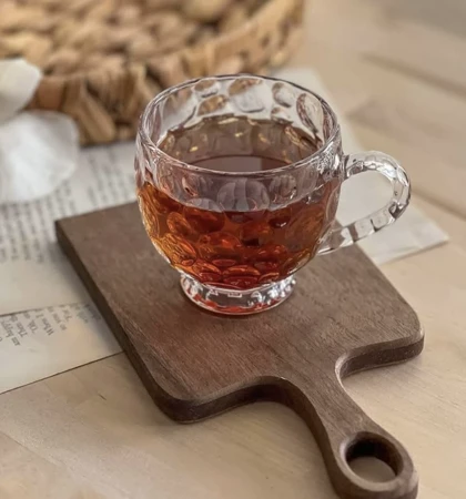 فنجان چای دلی طرح حبابی