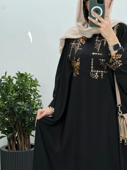 عبای بلند سوزندوزی اسرا 7