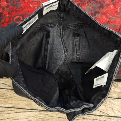 شلوار جین نیم بگ pull & bear بدون جنسیت کد 378