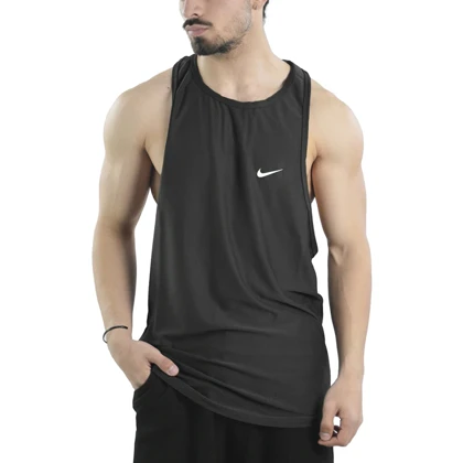 رکابی ورزشی پشت کش دار مردانه نایک مدل VHD-Dri Fit-4K0998 مشکی