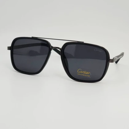 عینک آفتابی مردانه و زنانه کارتیر Cartier TR8164 پلاریزه و ضد اشعه UV400 ایتالیایی