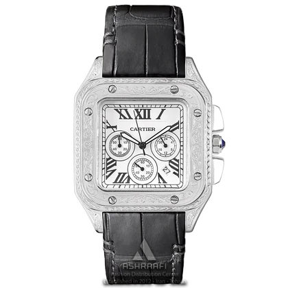 ساعت مردانه کارتیه Cartier Santos 100-2878