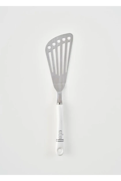 کفگیر شکاف‌دار Bella Maison مدل My Kitchen استیل - سفید