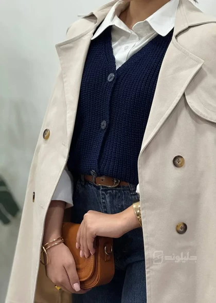 ژیله بافت جلو دکمه رسا