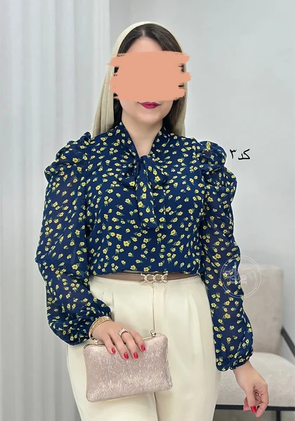 شومیز حریر شارلوت