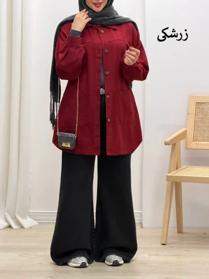 3379-مانتو کتان مرداس