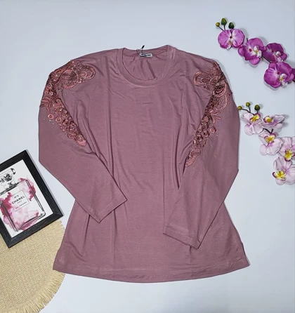 شومیز گیپوردار مدل سوگل کد 50271