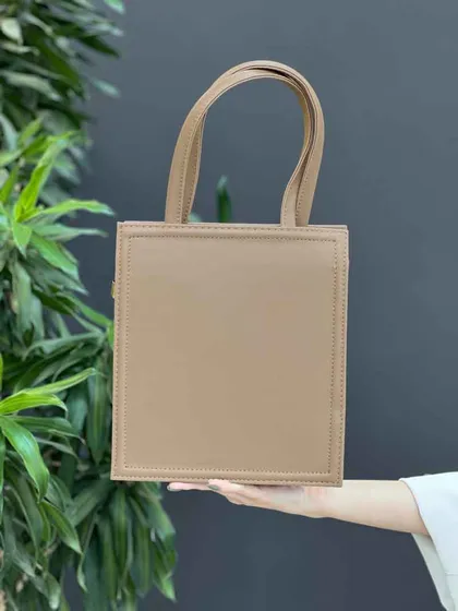 کیف مکعبی دسته دار ساده