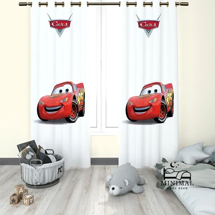 پرده کودک طرح مک کویین مدل W5111