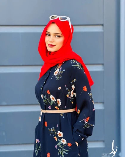 پیراهن سامینا سرمه ای