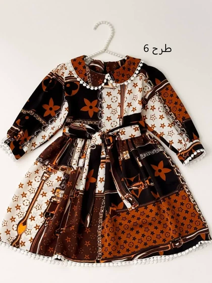 3165-پیراهن بچگانه پاریس