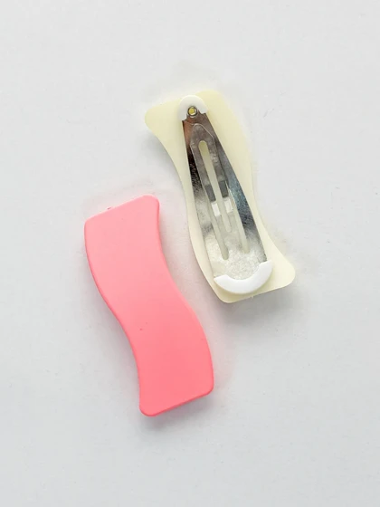 گیره مو تق تقی طرح موج شمعی