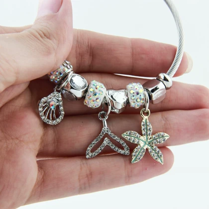 دستبند دخترانه پاندورا دم وال ستاره