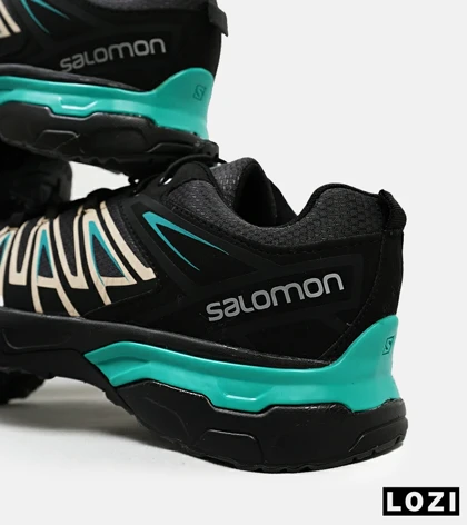 کفش کتانی مردانه و زنانه مشکی کرم آبی سالومون Salomon X ULTRA