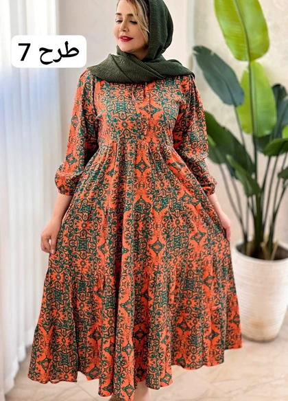 پیراهن فلور آذین کد 1501
