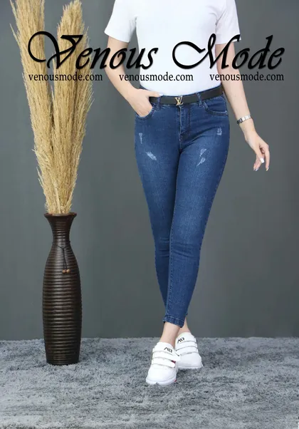 شلوار جین آبی تیره