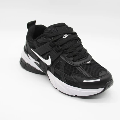 کتانی نایک V2K مشکی سفید دخترانه کد 6869