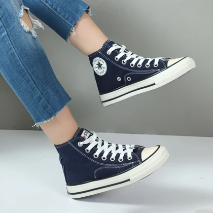 کتانی اسپرت زنانه مدل آل‌استار کانورس Converse رنگ سرمه‌ای