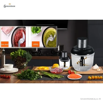 خردکن 2 کاسه مباشی مدل MEBASHI ME-CH4006